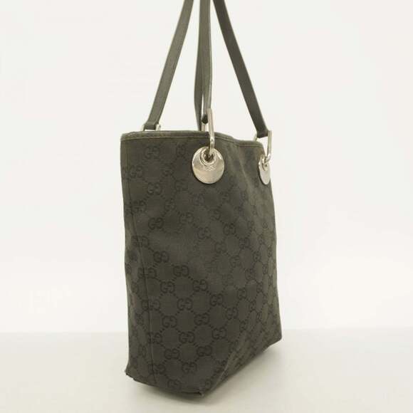 Gucci GG Canvas Tote Bag 120840, Black, Women's - Picture 2 of 14